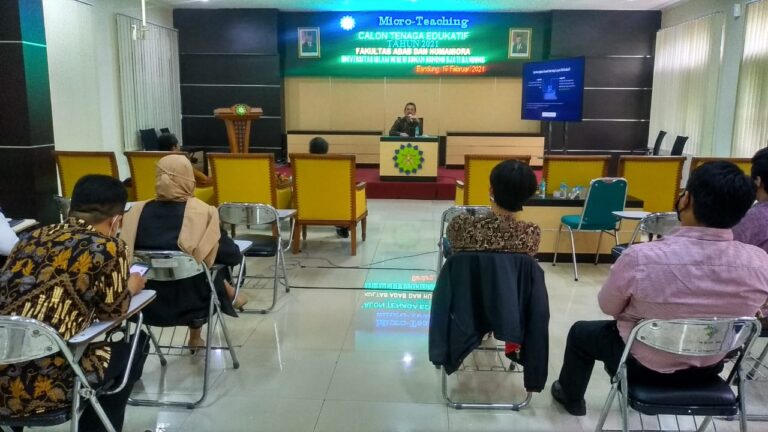 Sebelum Jadi Tenaga Edukatif, Calon Dosen FAH UIN Bandung Wajib Ikuti Micro-Teaching