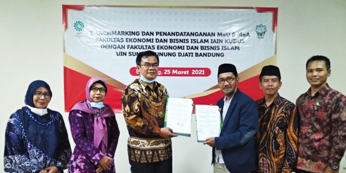 Kunjungan IAIN Kudus ke UIN SGD untuk Benchmarking FEBI