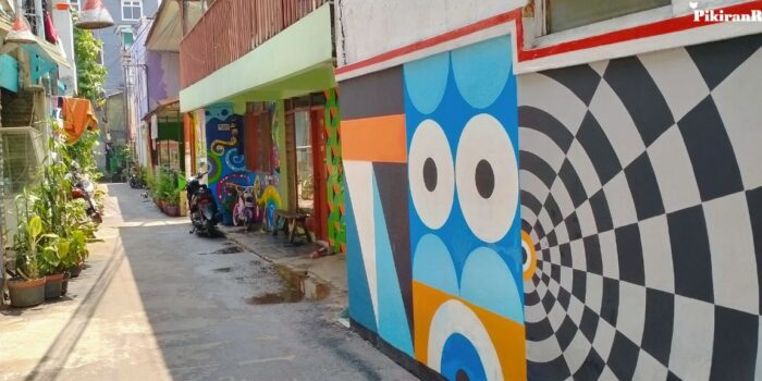 Wisata Tersembunyi di Tengah Kota Bandung, Kampung Mural Bagus Rangin