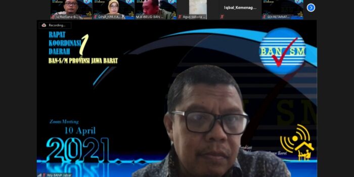 Laksanakan Reformasi Akreditasi, BAN-S/M Gelar Rakorda Satu 2021 Secara Daring