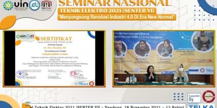 Sistem IoT yang Diintegrasikan dengan Covid-19 Jadi Bahasan Seminar Nasional Teknik Elektro 2021