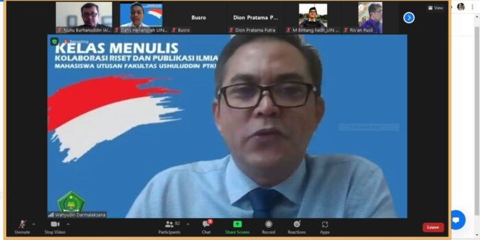 Tingkatkan Publikasi Ilmiah Mahasiswa, Forum Dekan Fakultas Ushuluddin PTKI Se-Indonesia Buka Kelas Menulis