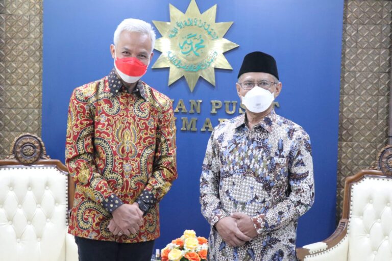 Ganjar Pranowo Silaturahim Ke PP Muhammadiyah, Bahas UMKM Indonesia Naik Kelas