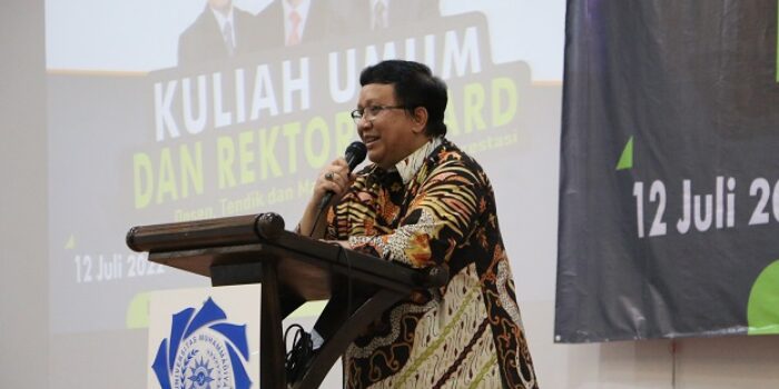 Isi Kuliah Umum di UM Bandung, Ini Pesan Penting Prof Lincolin Arsyad