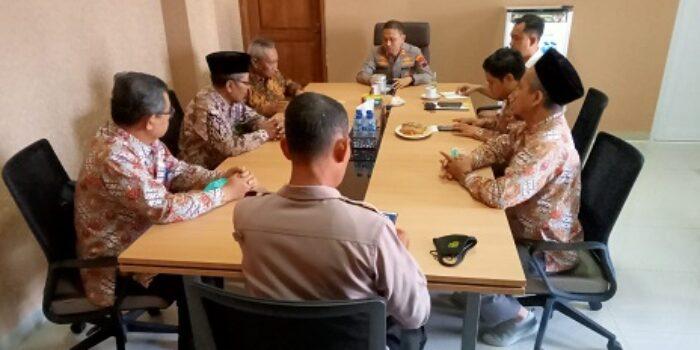 Panitia Penerima Muktamar ke-48 Muhammadiyah dan Aisyiyah Beraudiensi dengan Polresta Surakarta