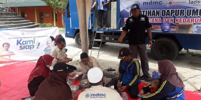 Syiar Muktamar Muhammadiyah, MDMC Pulang Pisau Gelar Pelatihan Dapur Umum