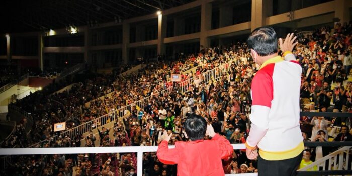 Panitia Siapkan Personil Protokoler di Royal Box Stadion Manahan Solo