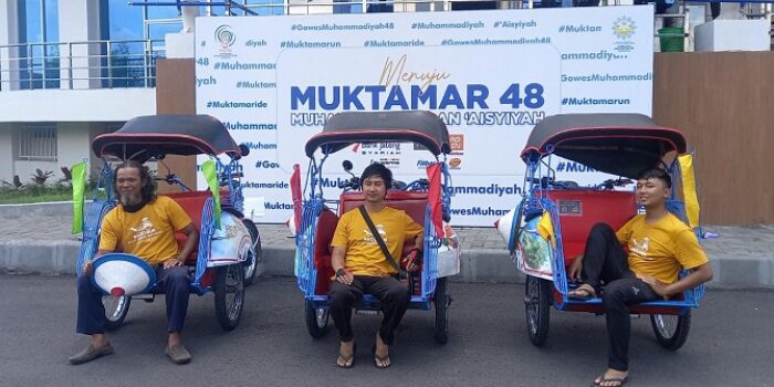 Ada Becak Listrik di Arena Muktamar Muhammadiyah-Aisyiyah
