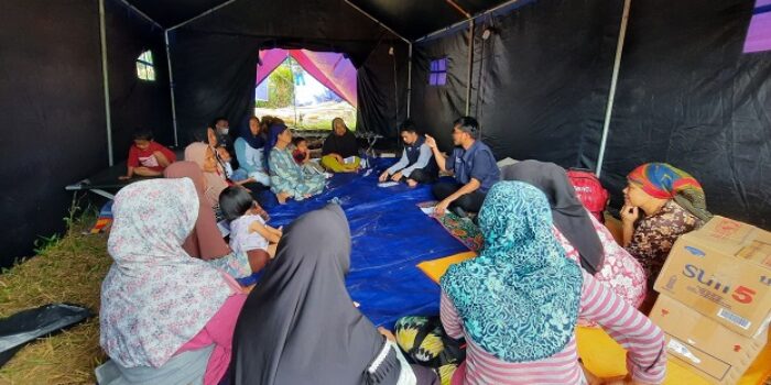 Relawan Psikososial Muhammadiyah Berdayakan Penyintas Gempa Cianjur Dengan Berbagai Kegiatan