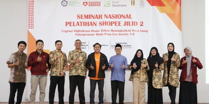 Tingkatkan Daya Saing, PK IMM Eksyar UM Bandung Gandeng Shopee Gelar Seminar Bisnis
