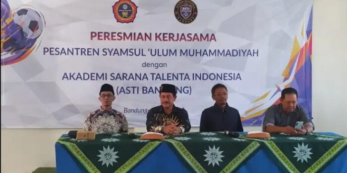 Ponpes Syamsul Ulum dan ASTI Bandung Komitmen Lahirkan Pesepakbola Hebat dan Taat Agama