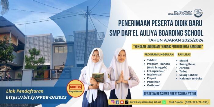Sekolah Unggulan Terbaik Putri di Bandung Membuka Penerimaan Santri Baru dengan Biaya Gratis