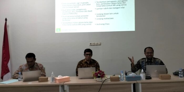 Dukung Transformasi Menuju Digital University, UMMAD Latih Penggunaan Google Classroom Untuk Dosen