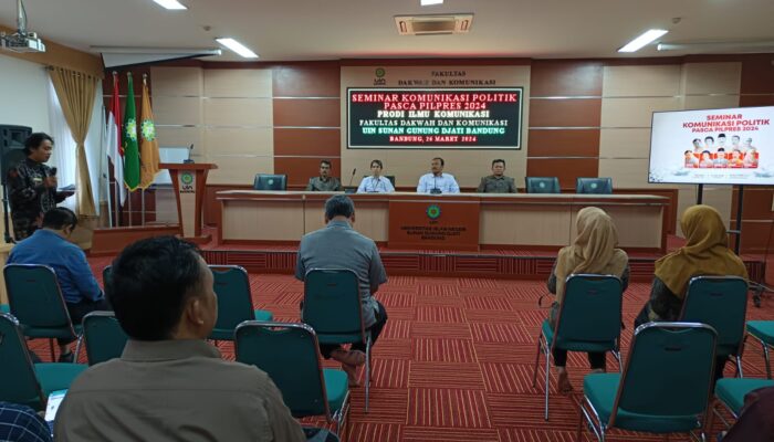 Seminar UIN Bandung Ungkap Fakta Menarik Terkait Komunikasi Politik Pasca Pilpres 2024