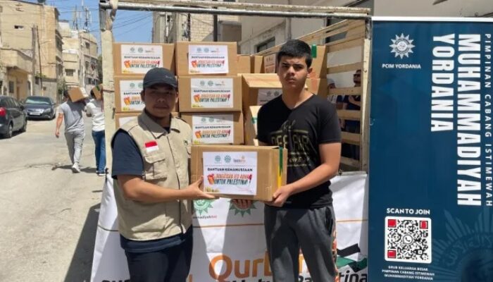 Muhammadiyah Salurkan Daging Kurban Kepada Pengungsi Palestina di Yordania
