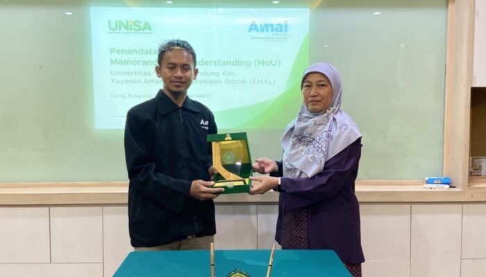 Unisa Bandung Perkuat Misi Sosial Kemanusiaan Lewat Kerja Sama dengan Yayasan AMAL