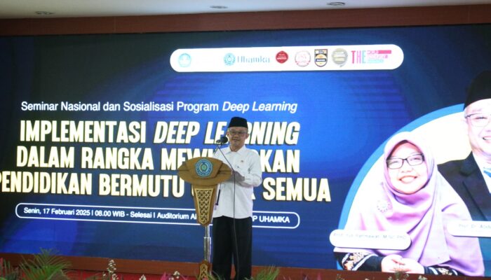 Kenalkan Inovasi Pembelajaran dari Mendikdasmen, Uhamka Gelar Seminar Nasional Program Deep Learning