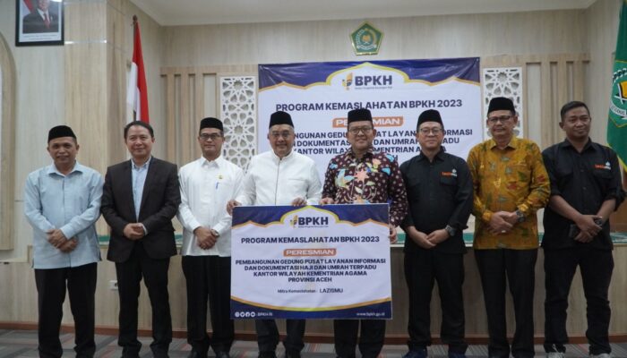 BPKH dan Lazismu Dirikan Gedung Pusat Layanan Informasi dan Dokumentasi Haji & Umrah Terpadu di Aceh