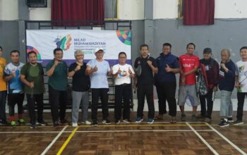 PDM Kota Bogor Semarakkan Milad Muhammadiyah ke-113 Lewat Pertandingan Bulu Tangkis