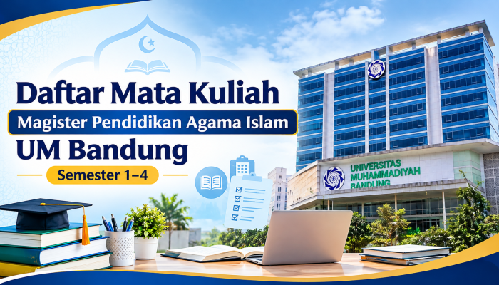 Daftar Mata Kuliah Magister Pendidikan Agama Islam UM Bandung Semester 1-4