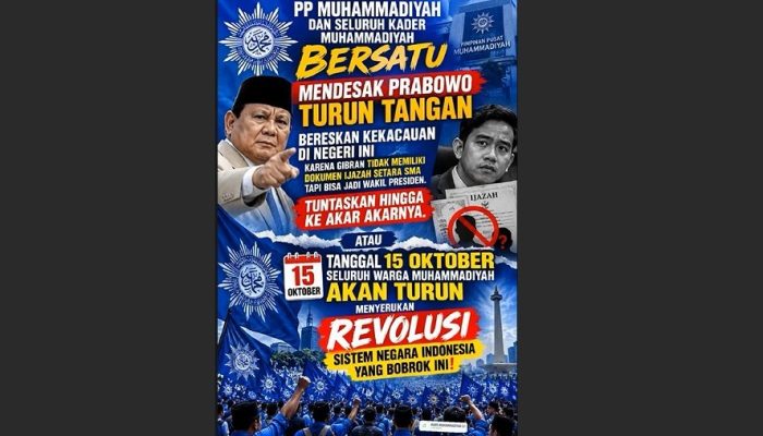 Muhammadiyah Jabar Tegaskan Seruan Aksi 15 Oktober 2026 Adalah Hoaks